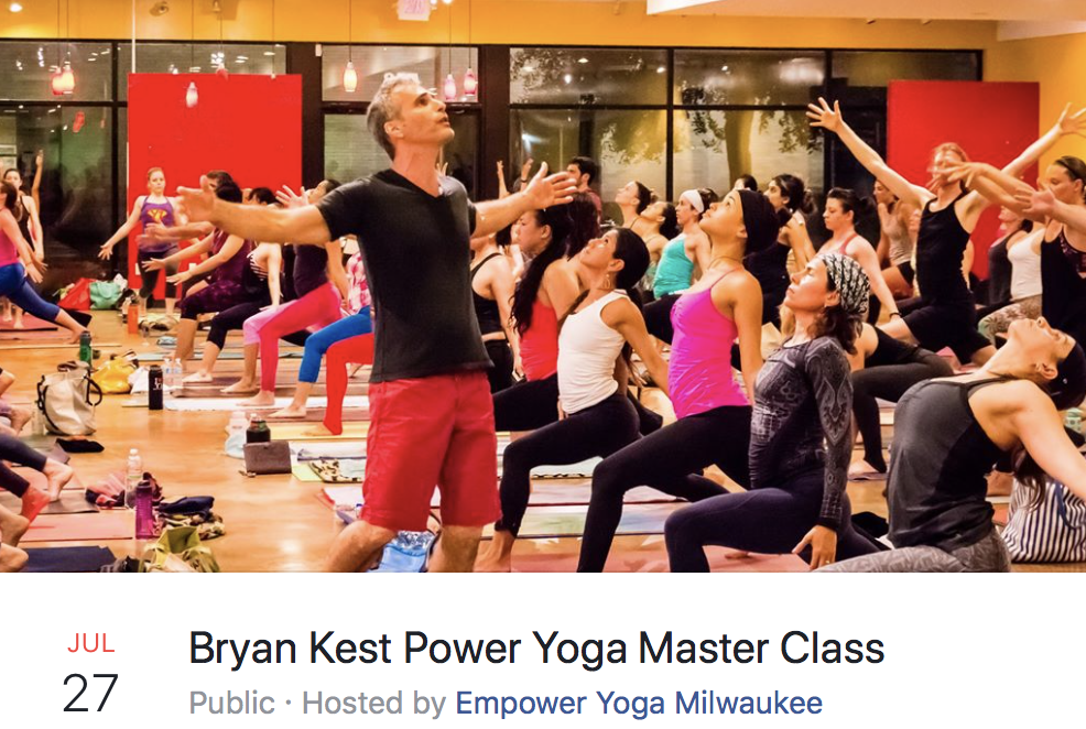 Bryan Kest Power Yoga Master Class at Empower Yoga Merchants of